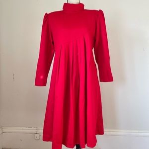 Vintage red maternity dress - never worn! - size 4/6